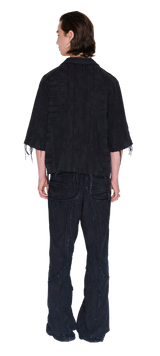 Cropped Linen Shirt