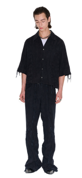 Cropped Linen Shirt