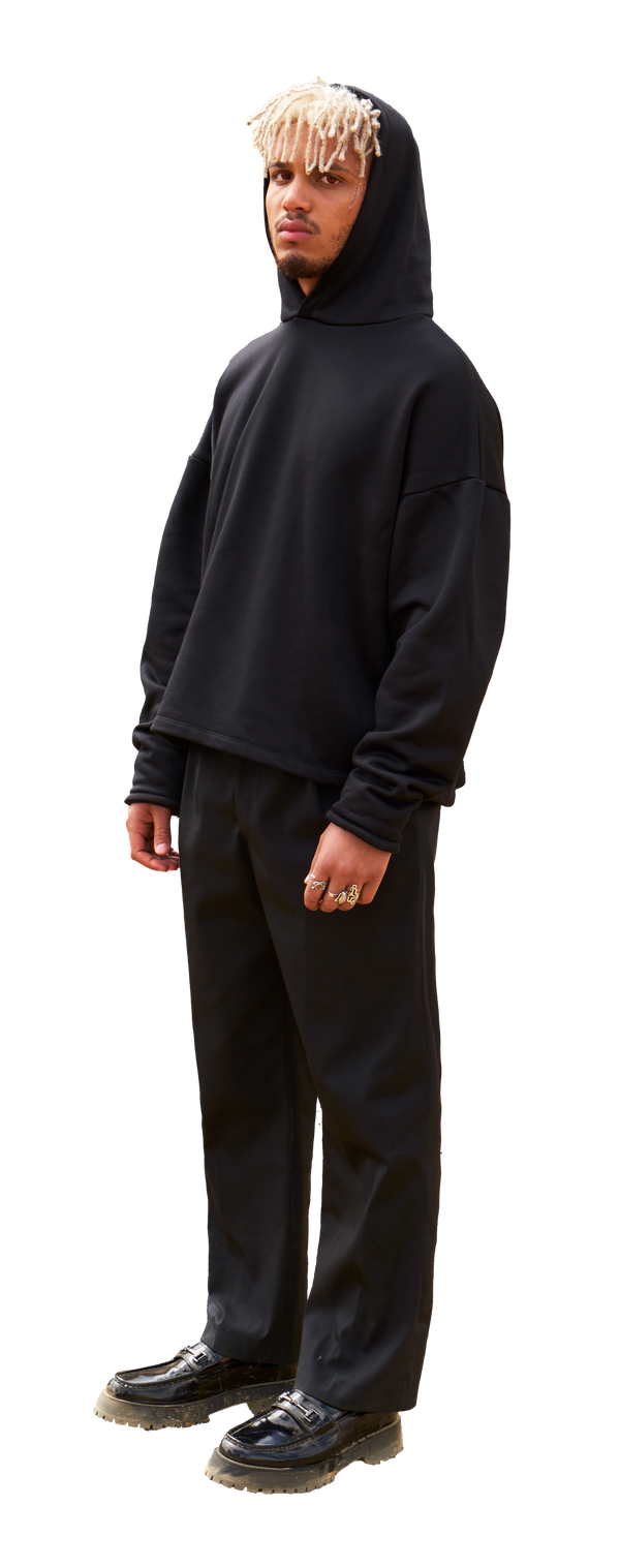Cropped Technical Hoodie